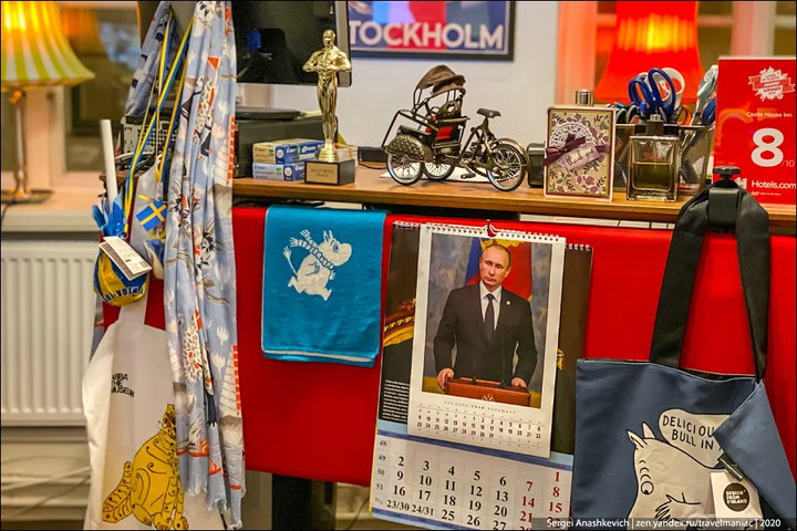Нашел фанатеющий от Путина отель в Швеции. А говорят, в Европе его не любят. Получается, врут