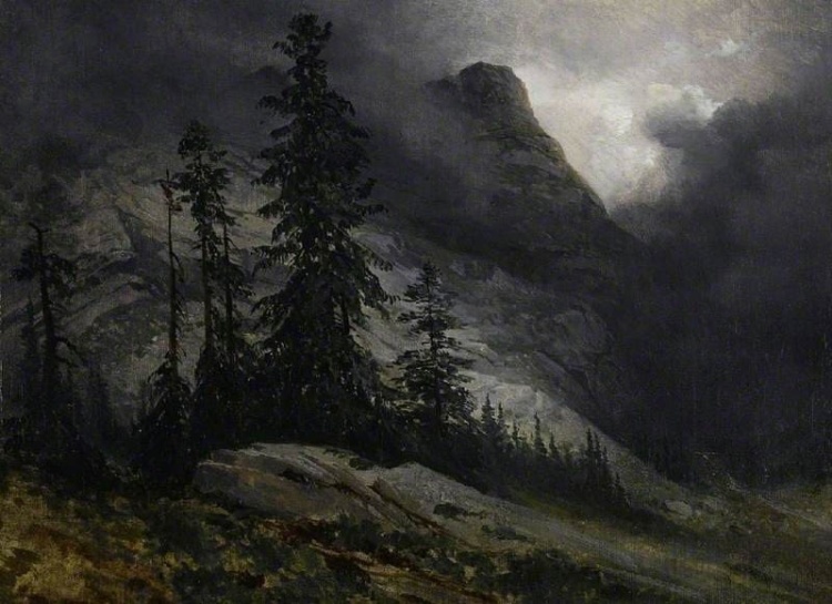 художник Alexandre Calame (Александр Калам) картины – 01