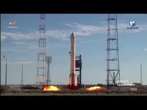 с космодрома Байконур стартовала очередная ракета-носитель «Протон-М» со станцией «Спектр-РГ»