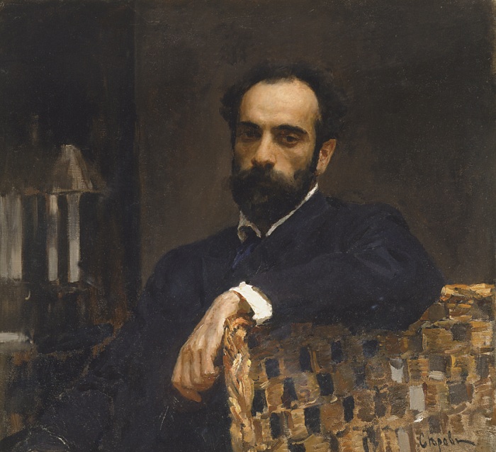 Исаак Левитан. (1893). Автор: Валентин Серов. Исаак Левитан. (1893). Автор: Валентин Серов.