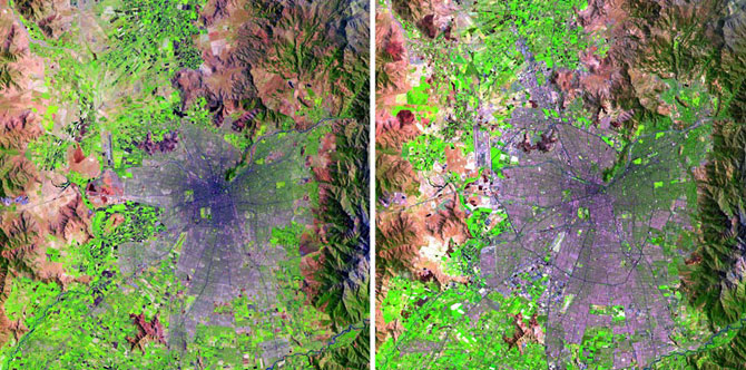 Снимки со спутника показывают, как человек изменил Землю