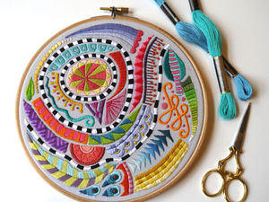 Художественная вышивка Corinne Sleight | Ярмарка Мастеров - ручная работа, handmade Художественная вышивка Corinne Sleight | Ярмарка Мастеров - ручная работа, handmade