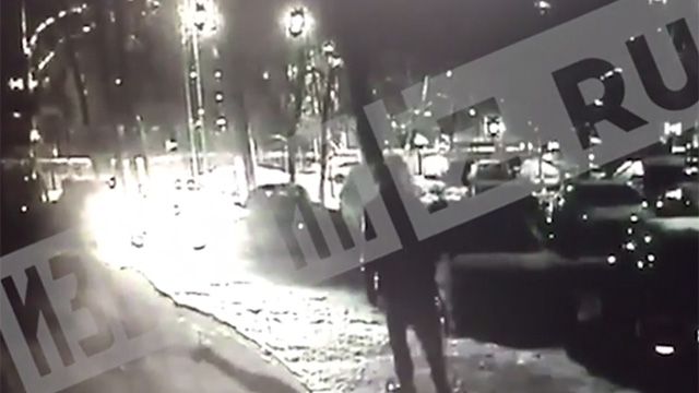Убийство бизнесмена в Москве попало на видео с камер наблюдения