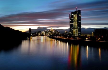 The skyline with the banking district and the headquarters of the European Central Bank (ECB) are photographed in Frankfurt, Germany, October 4, 2021. REUTERS/Kai Pfaffenbach The skyline with the banking district and the headquarters of the European Central Bank (ECB) are photographed in Frankfurt, Germany, October 4, 2021. REUTERS/Kai Pfaffenbach