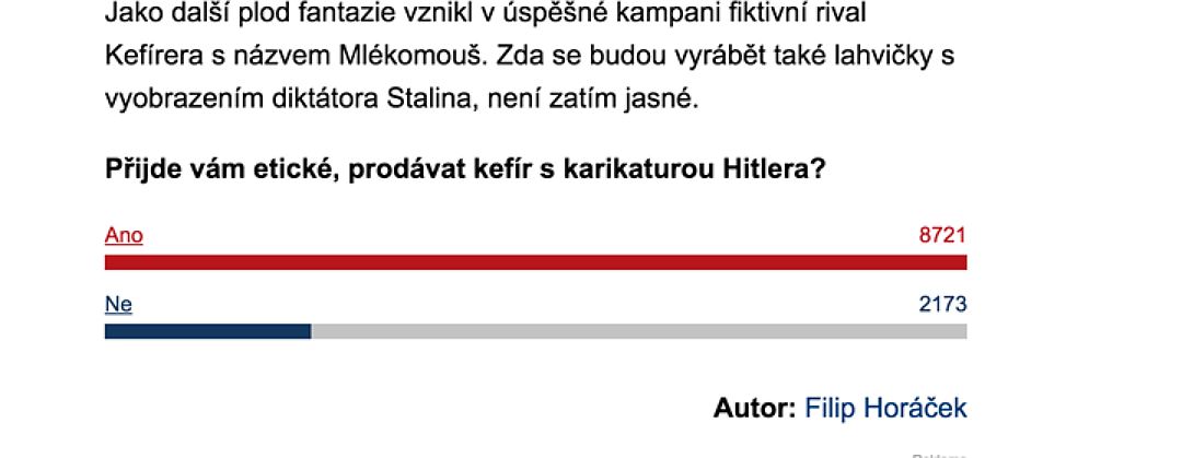 Кефир с изображением Гитлера под названием "Кефирер" начинают выпускать в Европе Кефир с изображением Гитлера под названием "Кефирер" начинают выпускать в Европе