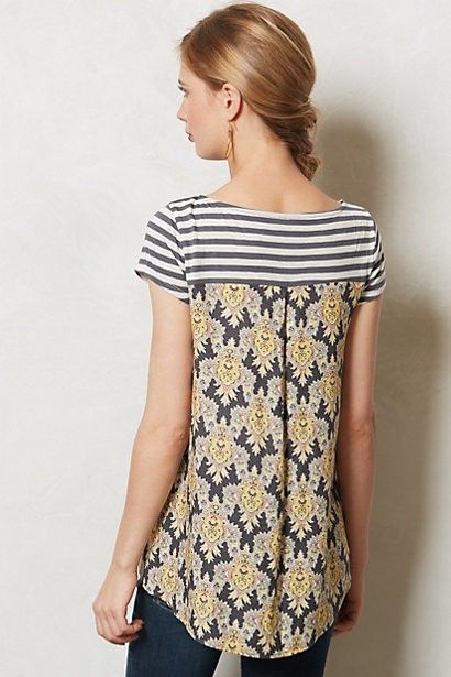 Anthropologie Inspired T-shirt Refashion: 