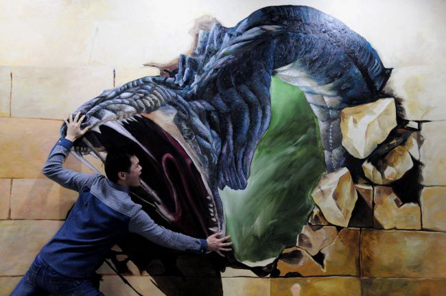 объем, галерея, 3D, Китай