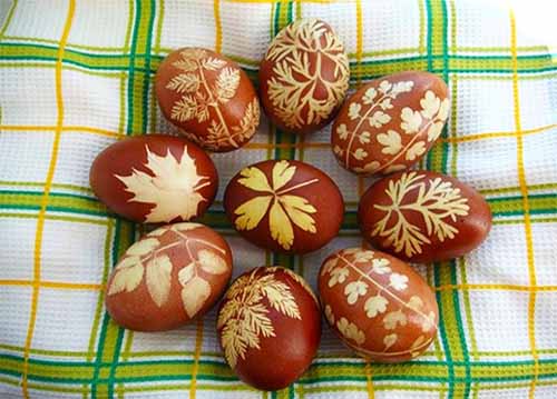 12 лучших способов красить яйца луковой шелухой
