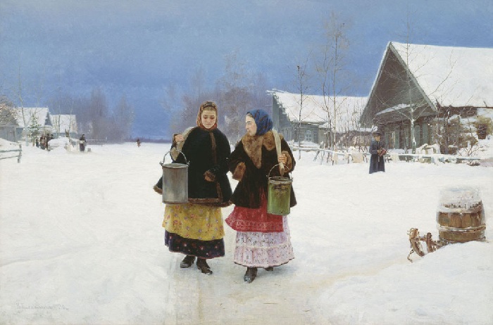 «Соперницы». (1890 год). Автор: Николай Касаткин. «Соперницы». (1890 год). Автор: Николай Касаткин.
