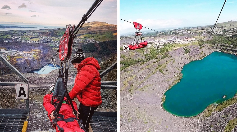 Zip World at Penrhyn Quarry канатная дорога фото