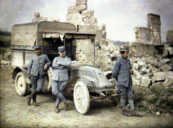 Первая мировая война на цветных фотографиях французских фотографов Первая мировая война на цветных фотографиях французских фотографов