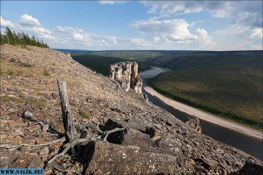 Древний город на Анабарском плато?