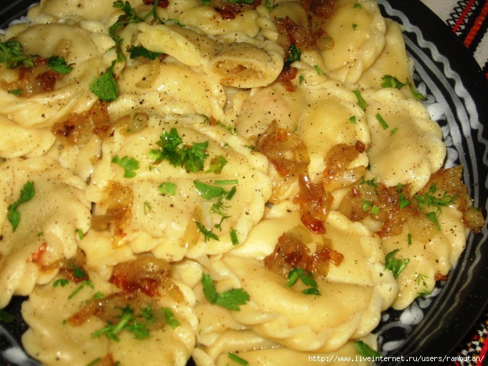 Вареники с двойной начинкой