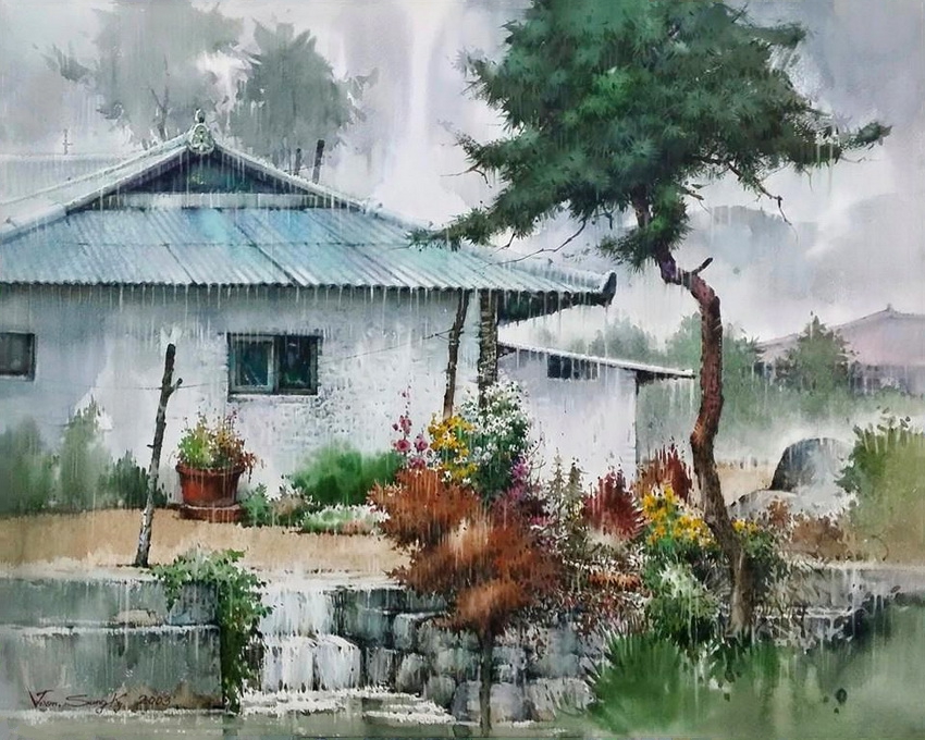 Сад сердца…. Художник Sung ki Jeon