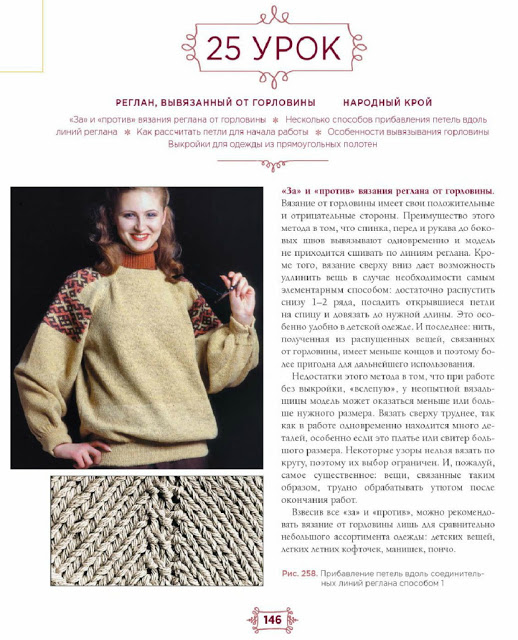 Уроки вязания реглан Уроки вязания реглан