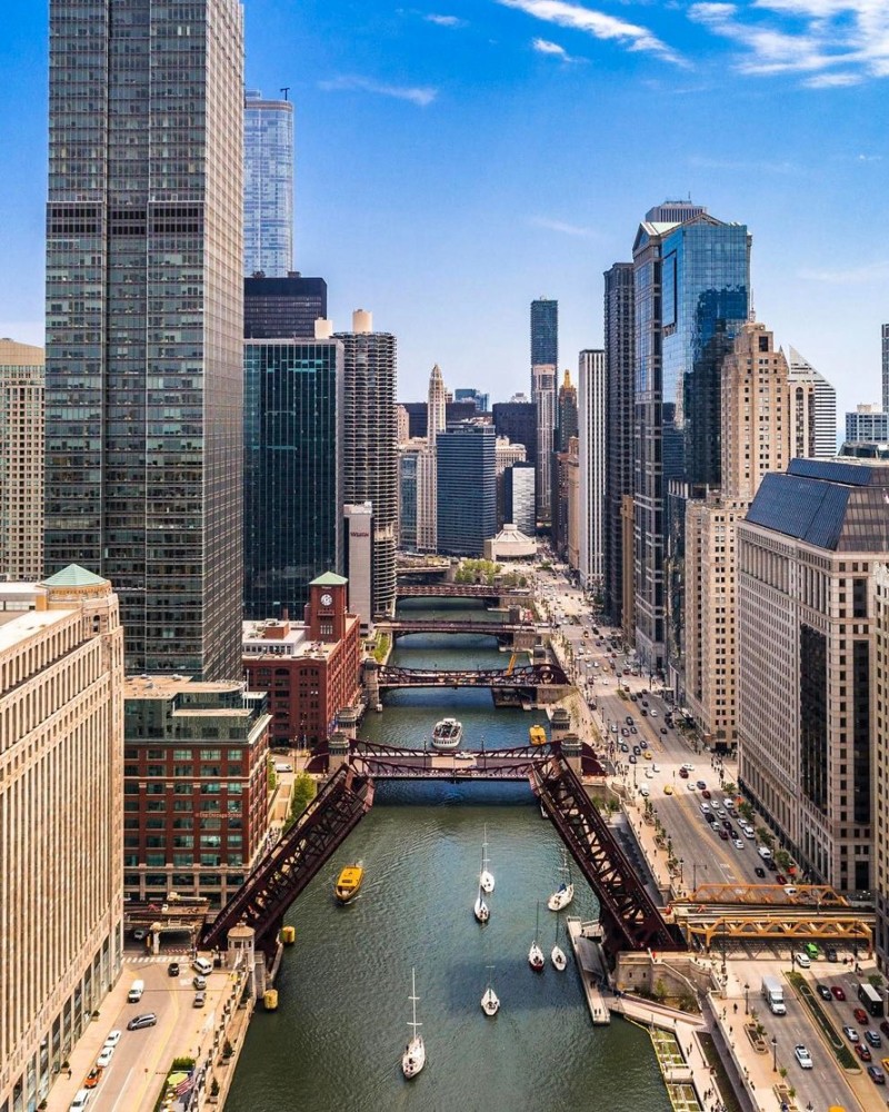 Потрясающие виды Чикаго с высоты птичьего полета город с высоты, дрон, снимки, фото, фотограф, чикаго