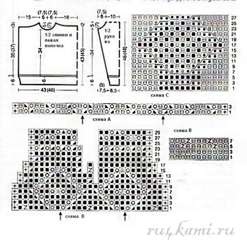 Столбик, петелька, стежок (идеи для вязания &