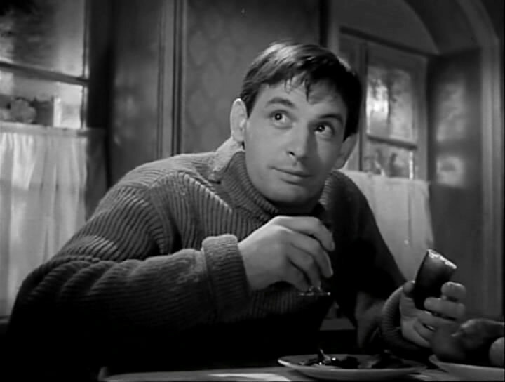 Реальный образ у актёра как-то приятнее. Кадр из фильма "Коллеги", 1962 год.