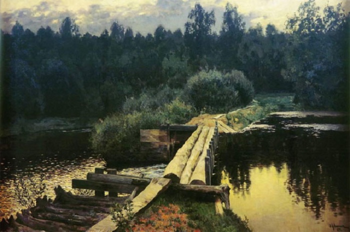 У омута. (1892). Автор: Исаак Левитан. У омута. (1892). Автор: Исаак Левитан.