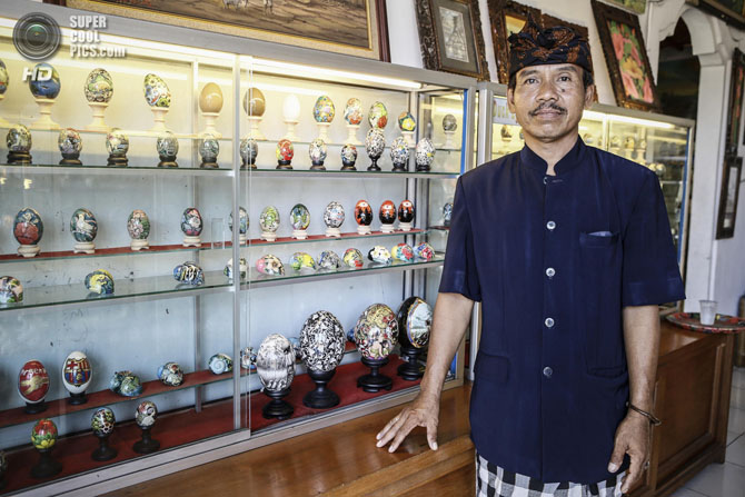 Роспись яиц по-индонезийски