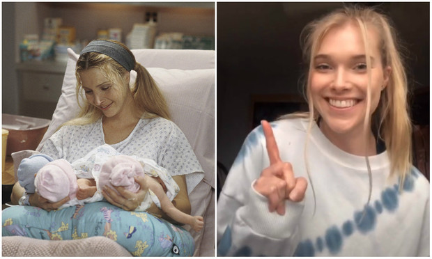Одна из тройняшек Фиби из «Друзей» стала звездой TikTok 20 лет спустя после съемок