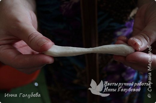 Девочки,по многочисленным просьбам))) Может ничего нового и не открою,но надеюсь кому-то и пригодится. Фарфор готовлю в микроволнвке.Состав:дисперсия пластифицированная полстакана+клей пва полстакана+ст.л.глицерина+ст.л вазелиного масла+ст. л детского масла джонсонс беби+ч.л лимонной кислоты.Сначало все это перемешали и добавляем стакан кукурузного крахиала,все тщательно перемешать.А потом в микроволновке,сначало 2раза по 40сек,затем по 30 сек,каждый раз тщательно перемешиваем фарфор,я всегда смотрю и время доваривания регулирую по состоянию фарфора.Так как использую дисперсию(в ней много пластификатора)здесь главное не переварить,а то зарезиниться.Варю до состояния легкой липкости,потом смазываю руки кремом и вымешиваю,липкость уходит,фарфор становиться однородным и одновременно мягким и упругим.Этот фарфор лвчше немного недоварить,я если недовариваю,то потом беру кусочек,который мне нужен для работы и подсушиваю его феном.При работе он достаочно долго не сохнет,чтобы торопиться с лепкой,в готовом изделии за сутки высыхает.Готовые цветочки не хрупкие,даже немного лепесточки гнутся(в теплом и влажном помещении так будет всегда).Если что -то непонятно,спрашивайте.Удачи вам! Дальше немного подробнее буду описывать. Фото ингридиентов в самом низу. фото 19
