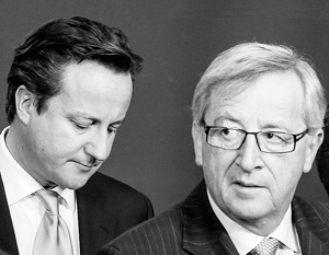 Юнкер (справа) слывет симпатизантом тех, кто недоволен абсолютным доминированием в мире англосаксов вроде Кэмерона