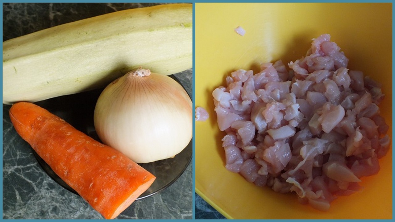Куриные котлетки с кабачком Куриные котлетки с кабачком