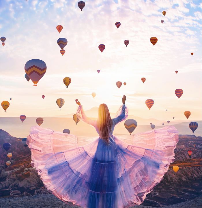 Cappadocia, Turkey. Model: Masha