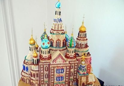 Интересные поделки из спичек Интересные поделки из спичек