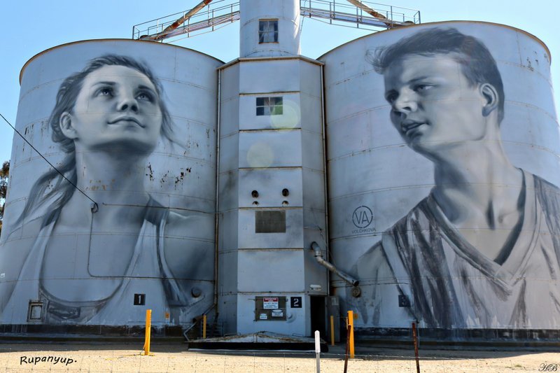«Сило-арт» — масштабные граффити на элеваторах и зернохранилищах граффити, искусство, стрит-арт, художники, элеватор, эстетика