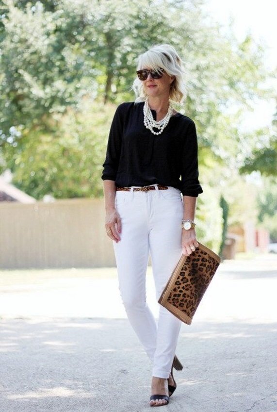 Белые джинсы станут вашими любимыми после того, как вы увидите с чем их носить
