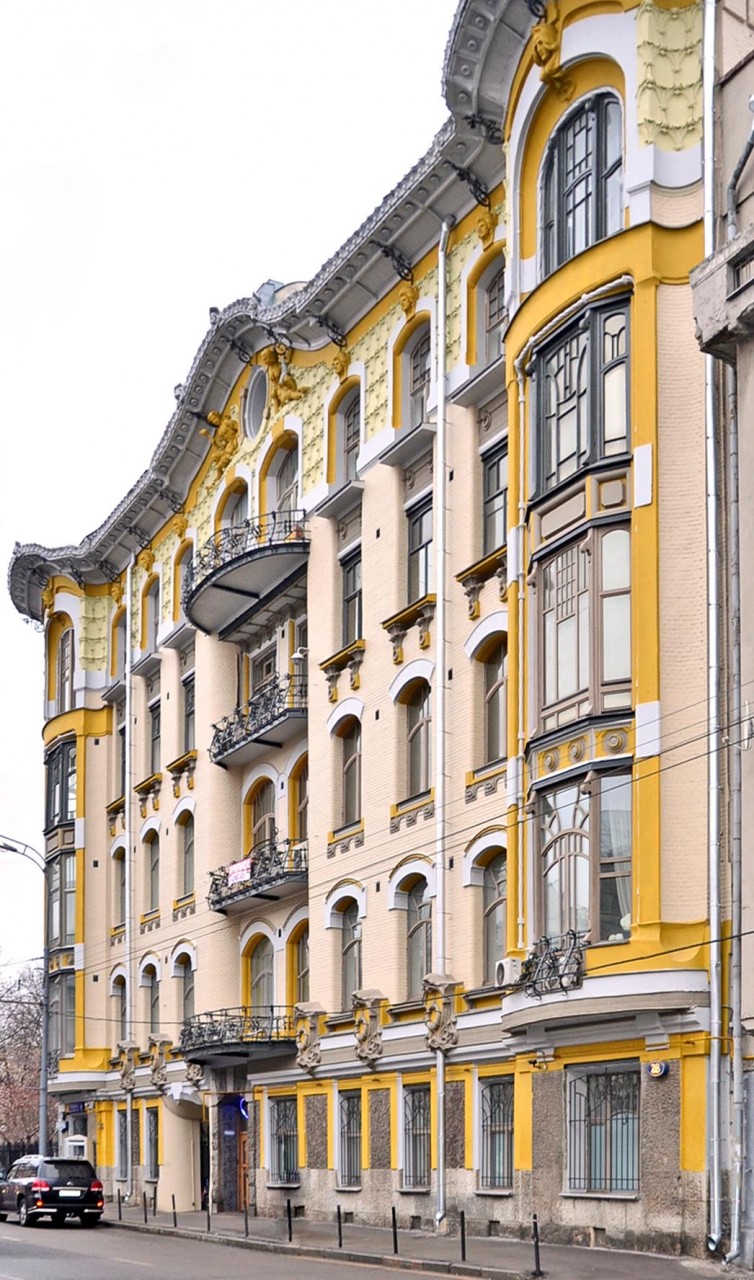 Причудливый декор московских домов в стиле модерн, ч.2