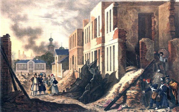 Москва, 24 сентября 1812 года. Худ. Фабьер дю Фор 1812 год. События 24 сентября. Генерал Петр Иванович Багратион скончался от ран