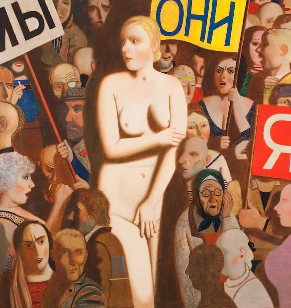 Иван Лубенников (2).jpeg Обычная российская жизнь в станковой живописи Ивана Лубенникова