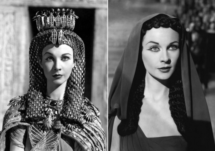 Вивьен Ли в фильме *Цезарь и Клеопатра*, 1945 Вивьен Ли в фильме *Цезарь и Клеопатра*, 1945