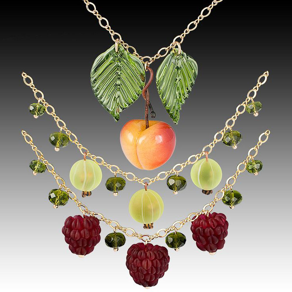 Солнечные украшения в стиле lampwork от Elizabeth Johnson Солнечные украшения в стиле lampwork от Elizabeth Johnson