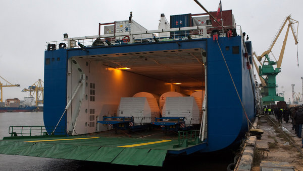 Отправка российских ракет-носителей Союз-СТ на космодром Куру. Архивное фото