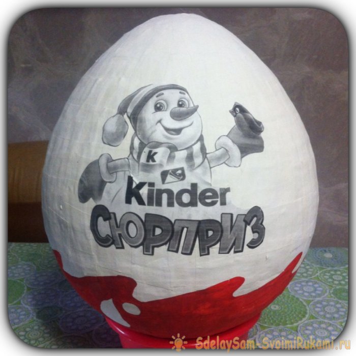 Как сделать большой Kinder сюрприз