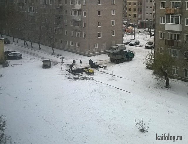 Как в России кладут асфальт (35 фото и видео) Как в России кладут асфальт (35 фото и видео)