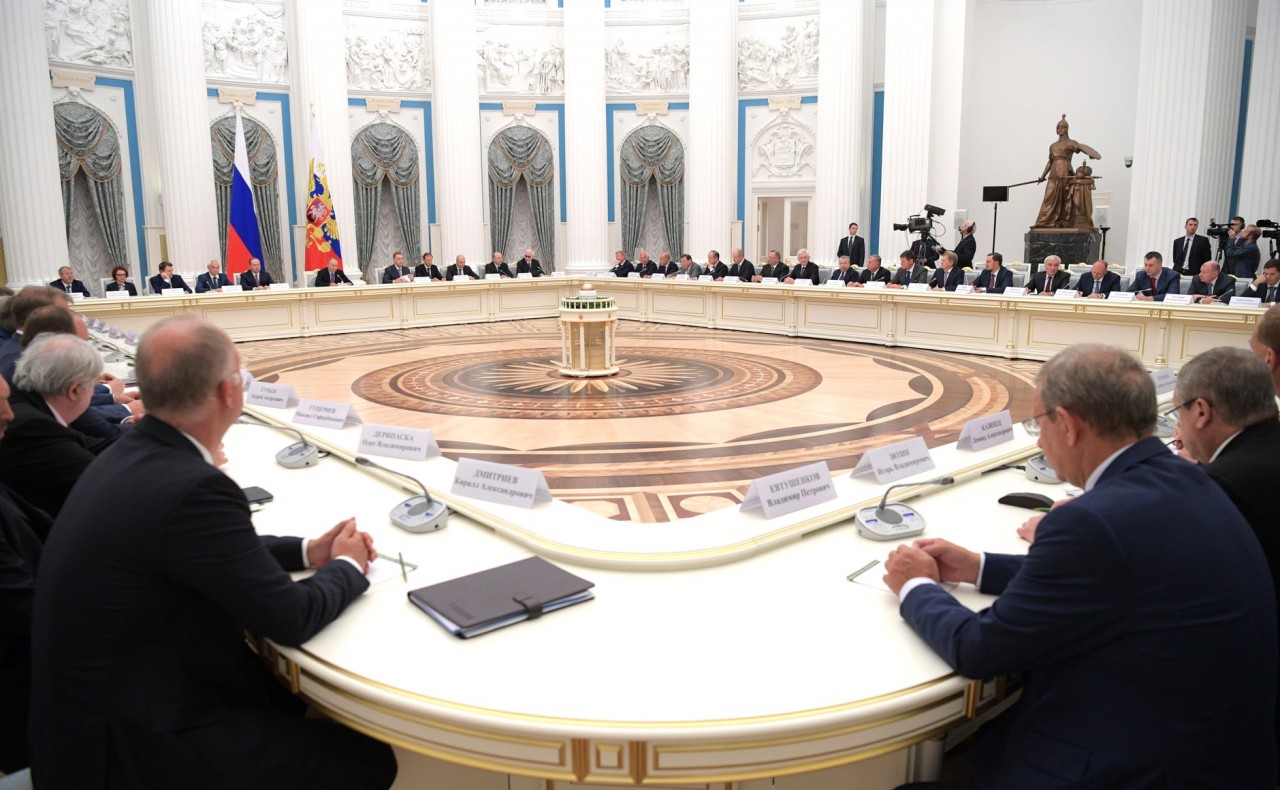 Встреча с представителями российских деловых кругов и объединений.