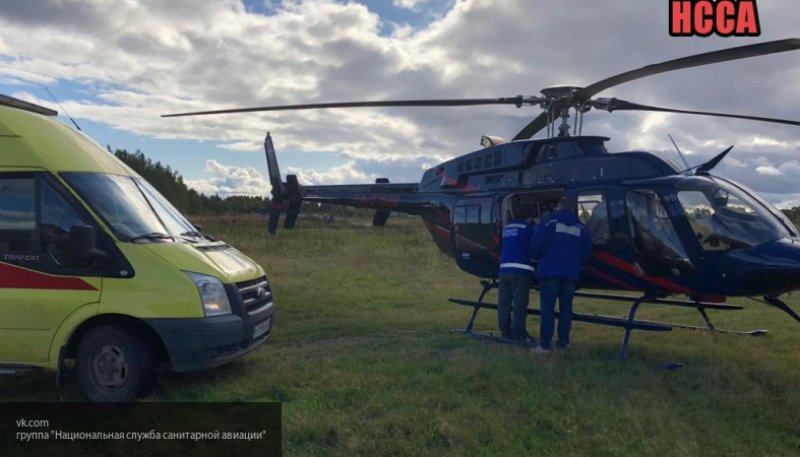 Жительницу Карелии с помощью санавиации доставили в Петрозаводск