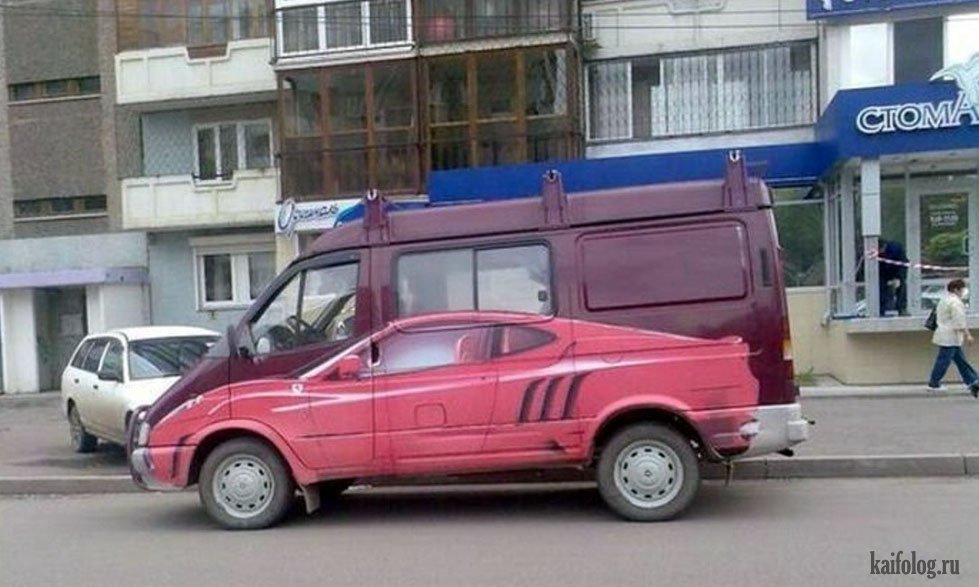 Необычные авто из газели