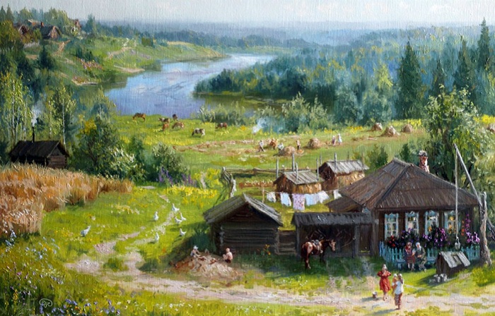 «Времена года. Июль». Автор: Владимир Жданов. «Времена года. Июль». Автор: Владимир Жданов.