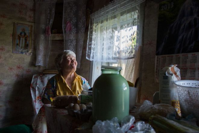 Люська Людмила Вячеславовна единственная жительница села Головкино в Псковской области