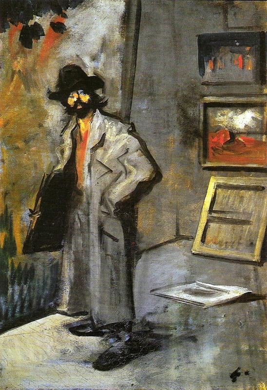 Painter with a folder Jean-Louis Forain (1852–1931); Painter with a folder Jean-Louis Forain (1852–1931);