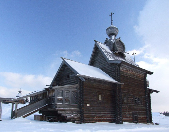 Пять церквей, созданных без единого гвоздя