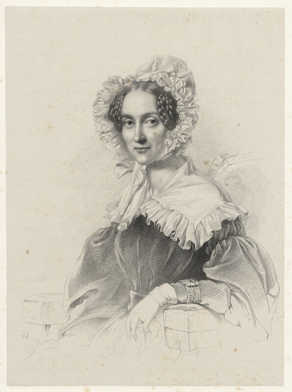 Queen Adelaide (Princess Adelaide of Saxe-Meiningen), by Richard James Lane, 1838 - NPG D22415 - В© National Portrait Gallery, London