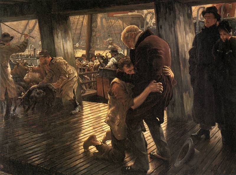 The Prodigal Son The Return, Автор: Tissot, Jacques Joseph (Жак Джозеф Tissot)Tissot, Jacques Joseph (Живопись на Gallerix.ru)