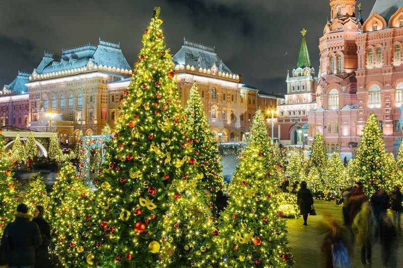 Москва, окутанная праздничным волшебством Москва, окутанная праздничным волшебством москва, новый год, праздник, рождество, россия, столица, фото